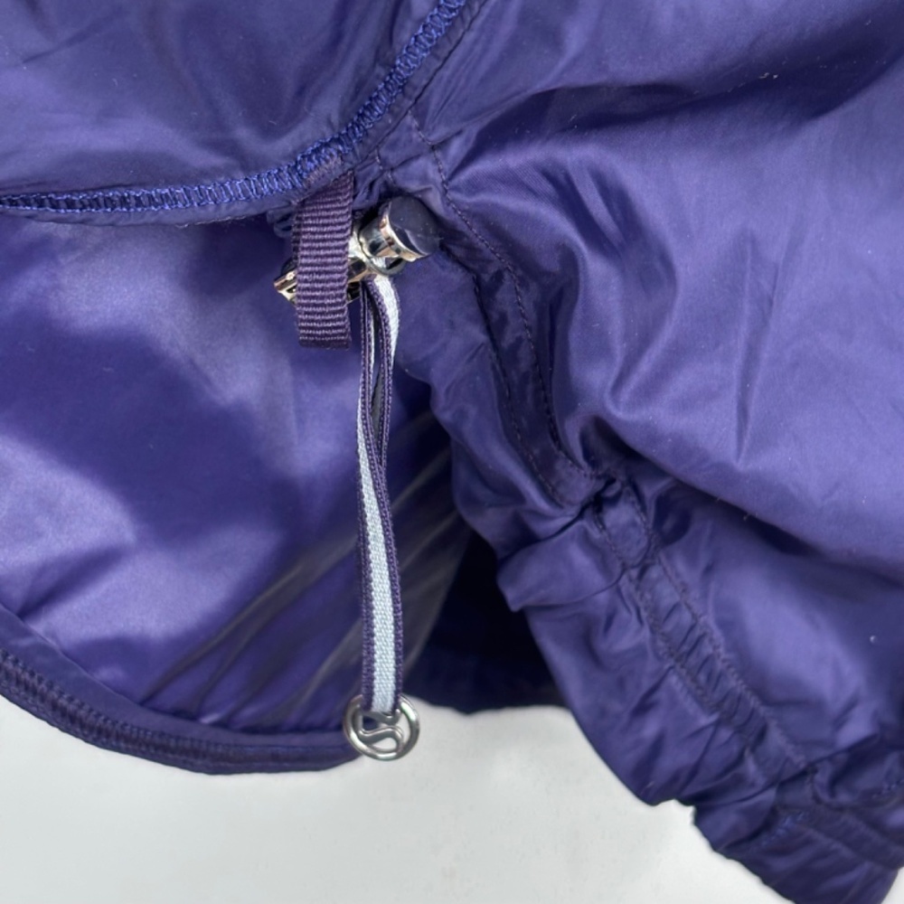 Lululemon Windbreaker 10 Pedal Power Wind Shirt Dense Purple Cycling Travel Zip - Picture 8 of 16